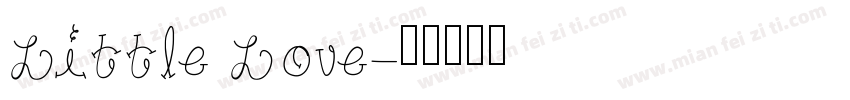 Little Love字体转换